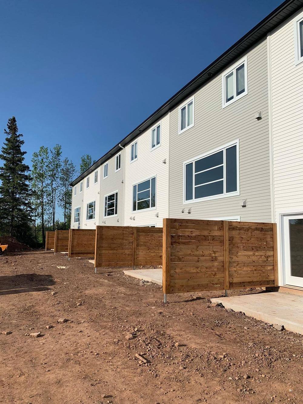 Completed multi-unit residential building