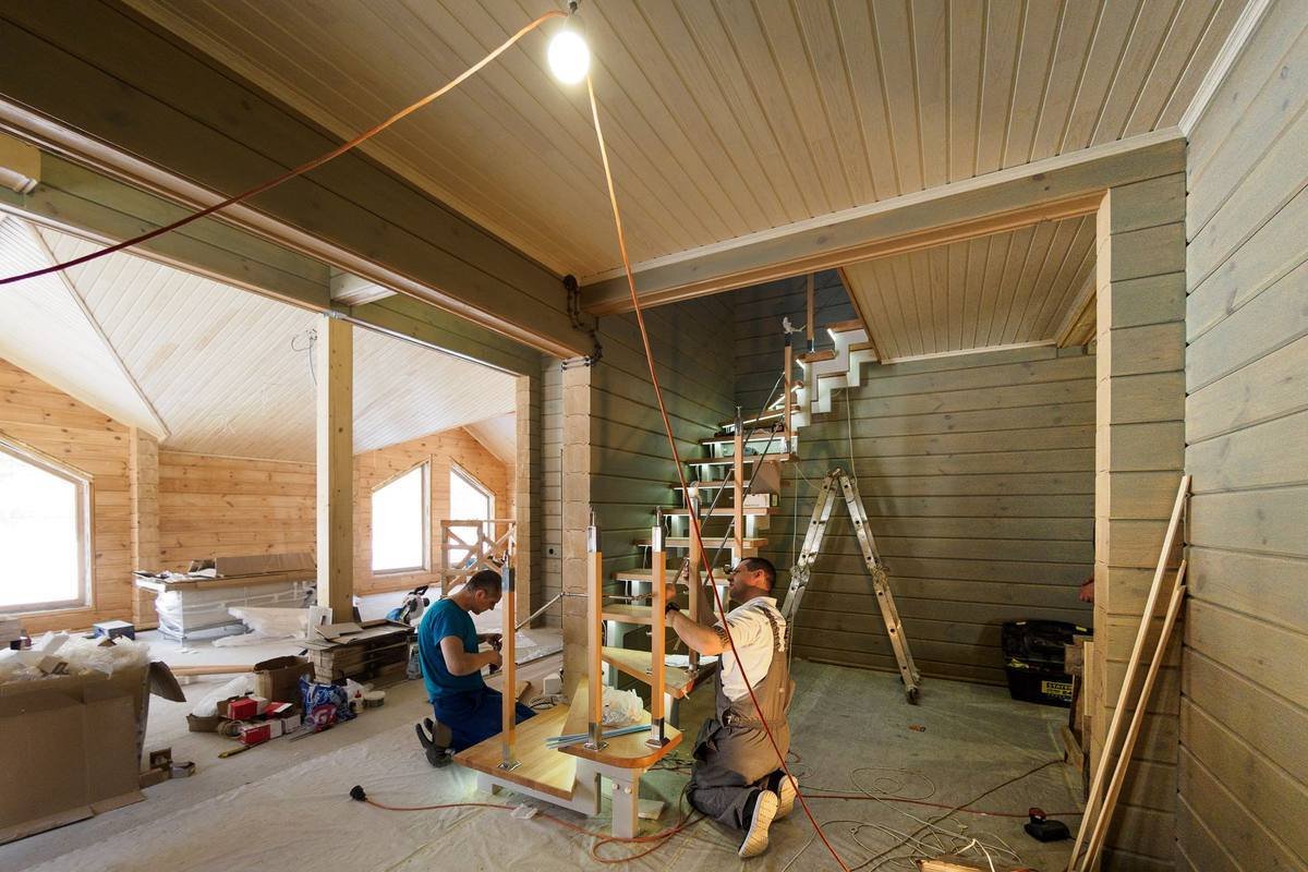 Finish Carpentry work in progress